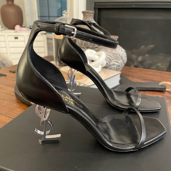 **YSL OPYUM** BLACK HEELS** VERY HARD TO FIND** - Picture 4 of 8